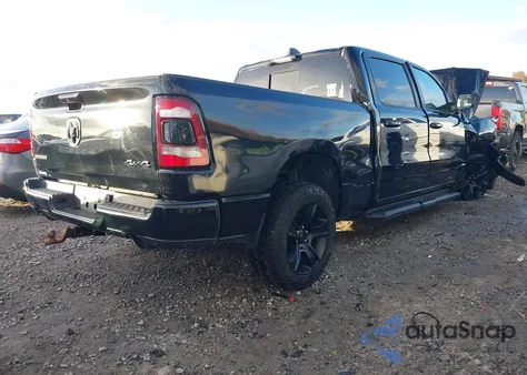 2021 Ram 1500 Big Horn 4X4 6'4 Box from USA, damaged, VIN 1C6SRFMT8MN765124